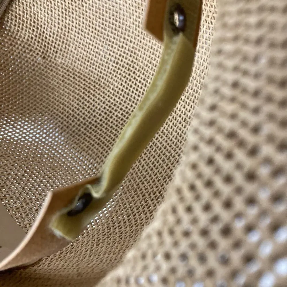 R&R Woven Safari Pith Helmet Hat Tan Outdoor Sun Protection Adventurer Explorer - Picture 8 of 11